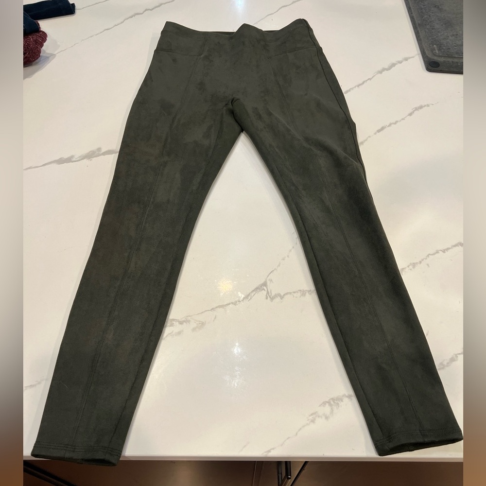 SPANX Women’s Dark Olive Chinos - Size Medium